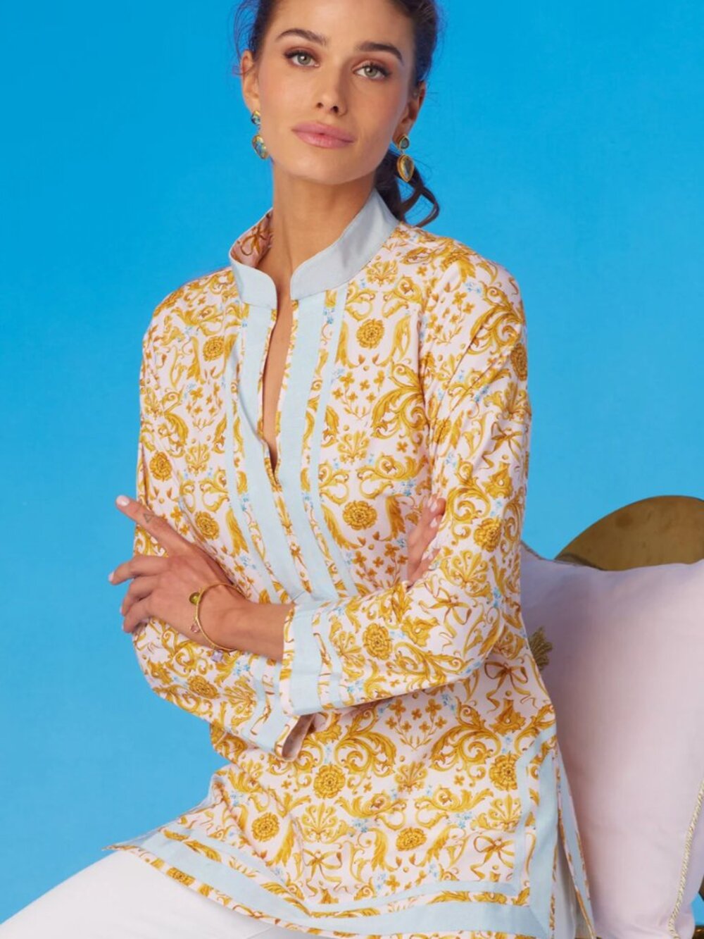 NEW NicoBlu Capri Tunic Blouse size 2X